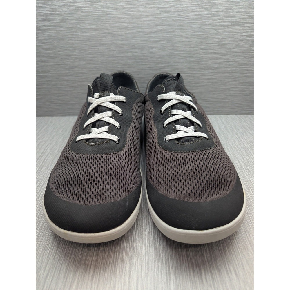 OluKai Nohea Moku Shoes Mens 11 Black Mesh No Tie Boat Water Sneakers